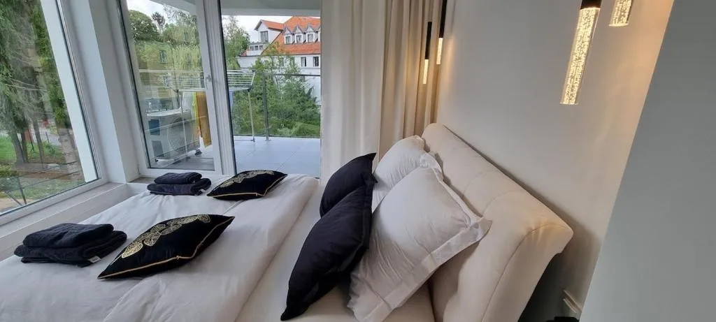 Sypialnia apartament Zamkowa Park